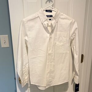 Izod Kid’s Classic White Button-Down Shirt